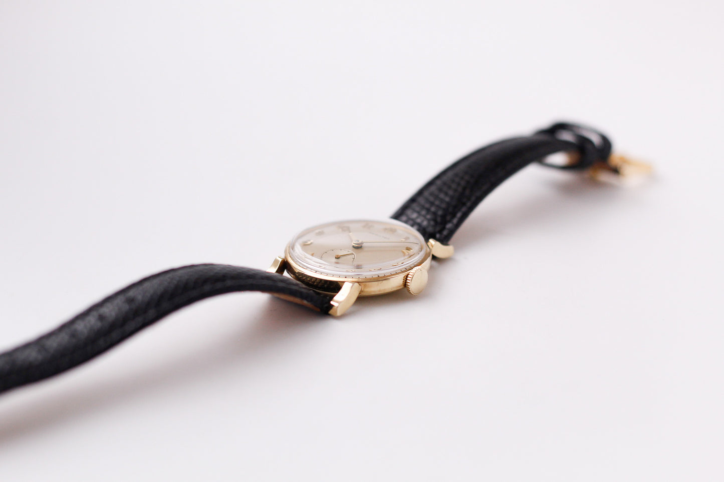 1950s Hamilton 'Neil' Mechanical Straight Grain Silver Dial 10K Filled Case Men's Wrist-Watch W/Box & Papers