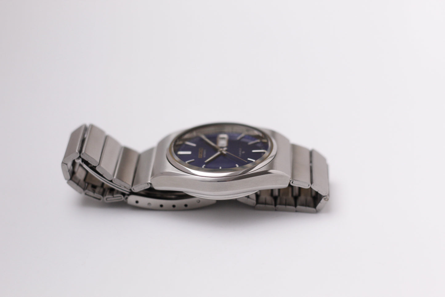 [Serviced] Near-Mint 1978 Seiko Automatic Marine Blue Dial Men's Wrist-Watch