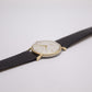 1960 Bulova Mechanical 'Baby Calatrava' Cream White Dial Men's Wrist-Watch