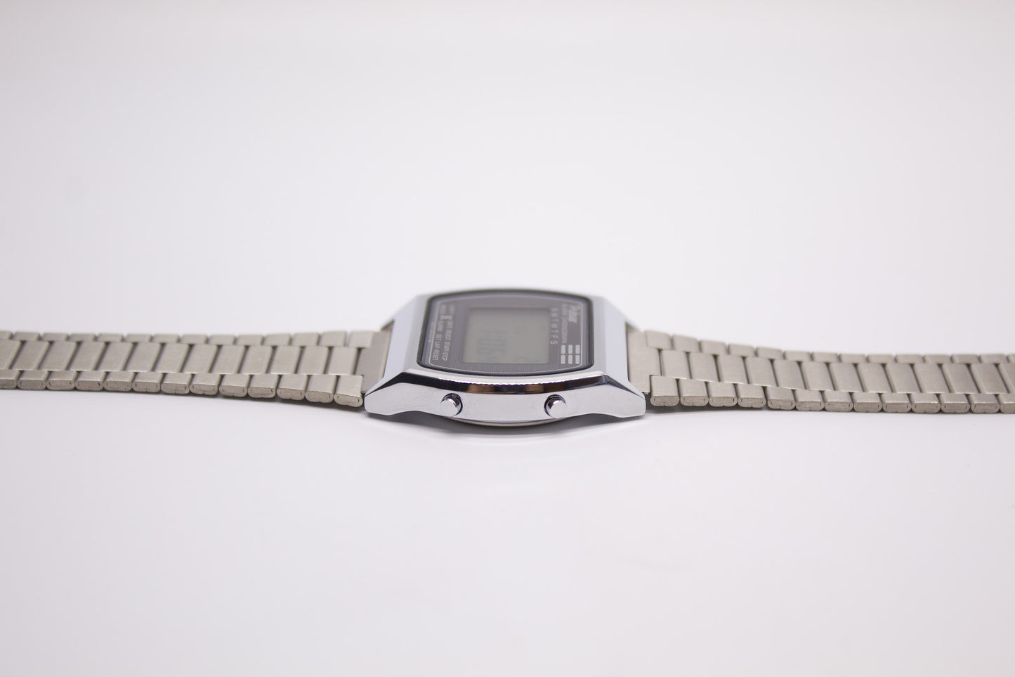 [New Old Stock] 1993 Pulsar Quartz Alarm-Chronograph Men's Wrist-Watch Full-Set