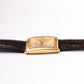 2003 Seiko Quartz Golden Sunburst Dial Tank Men's Wrist-Watch