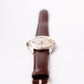 [Serviced] 1960s Jean Cardot Straight Grain Silver Dial Men's Wrist-Watch