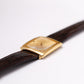 2003 Seiko Quartz Golden Sunburst Dial Tank Men's Wrist-Watch