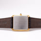 2003 Seiko Quartz Golden Sunburst Dial Tank Men's Wrist-Watch