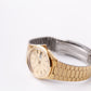 [Near Mint] 1985 Seiko SQ Quartz Straight Grain Golden Dial Men's Wrist-Watch W/Box & Papers