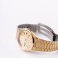 [Near Mint] 1985 Seiko SQ Quartz Straight Grain Golden Dial Men's Wrist-Watch W/Box & Papers