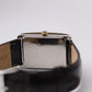 [Near Mint] 2015 Pulsar Quartz Tank Textured Roman Dial Men's Wrist-Watch W/Box & Papers