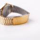 [Near Mint] 1985 Seiko SQ Quartz Straight Grain Golden Dial Men's Wrist-Watch W/Box & Papers
