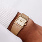 1984 Citizen Quartz Golden Washi Dial 'Golden Nugget' Case Men's Wrist-Watch W/Box