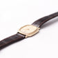 1981 Seiko Quartz Straight Grain Golden Dial Men's Wrist-Watch