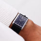 1977 Seiko Quartz Midnight Blue Dial Tank Men's Wrist-Watch