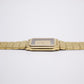 1980s Bulova 'Baby Santos' Golden-Gray Dial Men's Wrist-Watch