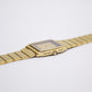 1980s Bulova 'Baby Santos' Golden-Gray Dial Men's Wrist-Watch