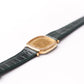 1979 Seiko Quartz Octagon Straight Grain Golden Dial Men's Wrist-Watch