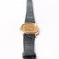 1979 Seiko Quartz Octagon Straight Grain Golden Dial Men's Wrist-Watch