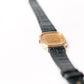1979 Seiko Quartz Octagon Straight Grain Golden Dial Men's Wrist-Watch