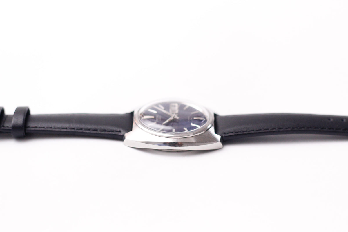 [Serviced] 1974 Seiko Automatic Marine Blue Dial Men's Wrist-Watch