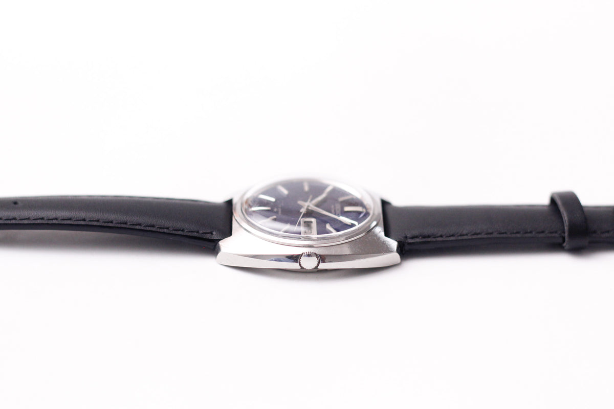 [Serviced] 1974 Seiko Automatic Marine Blue Dial Men's Wrist-Watch