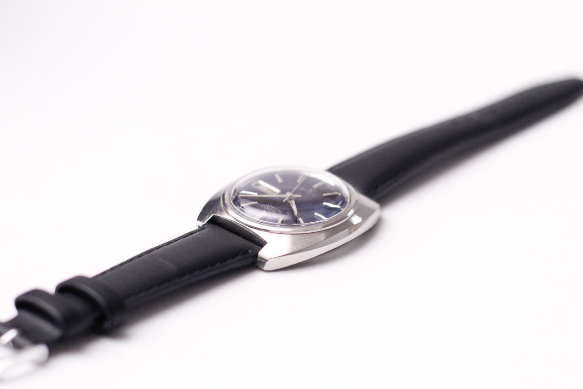 [Serviced] 1974 Seiko Automatic Marine Blue Dial Men's Wrist-Watch