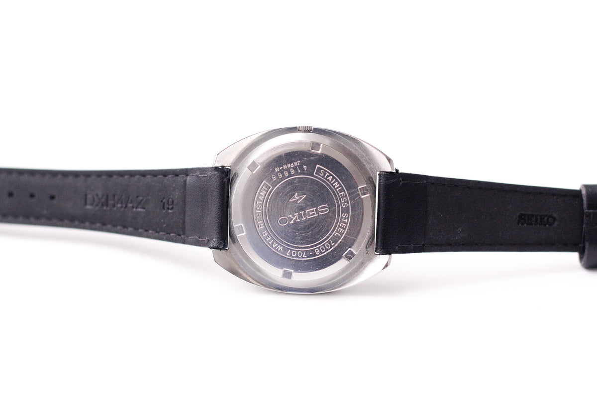 [Serviced] 1974 Seiko Automatic Marine Blue Dial Men's Wrist-Watch