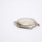 1992 Seiko SQ Straight Grain Silver Dial Men's Wrist-Watch