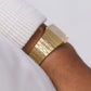 1987 Seiko 'Tank' Gold Toned Men's Wrist-Watch