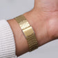 1987 Seiko 'Tank' Gold Toned Men's Wrist-Watch