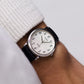 1981 Seiko Dolce Quartz Textured Silver Dial Men's Wrist-Watch