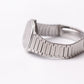 1980 Seiko Quartz Straight Grain Silver Dial Men's Wrist-Watch