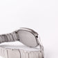 1980 Seiko Quartz Straight Grain Silver Dial Men's Wrist-Watch