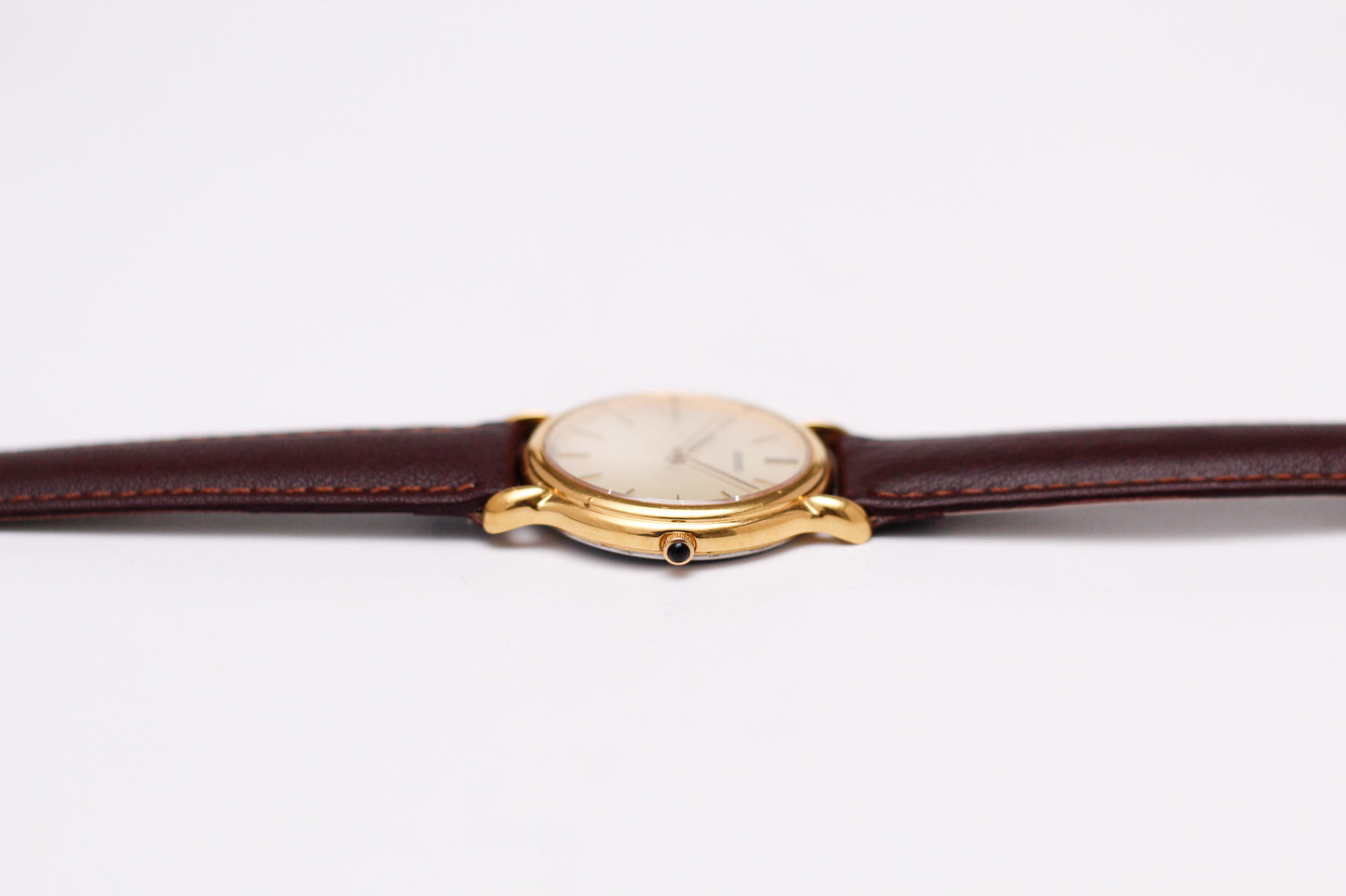1991 Seiko Quartz Golden Snowflake Dial Men's Wrist-Watch