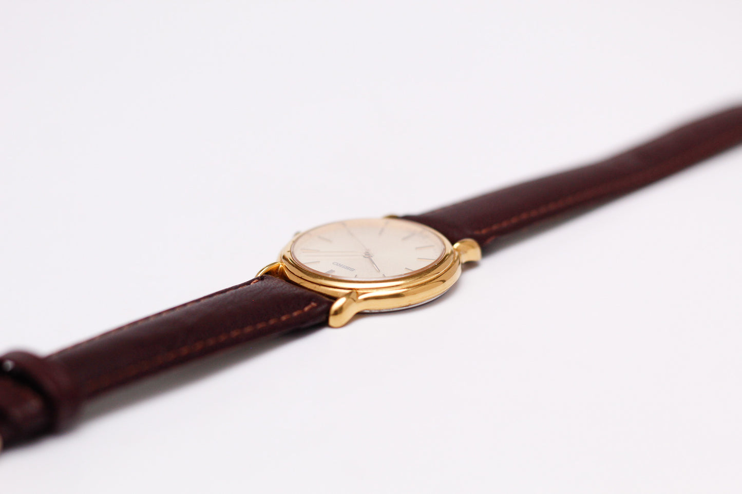 1991 Seiko Quartz Golden Snowflake Dial Men's Wrist-Watch