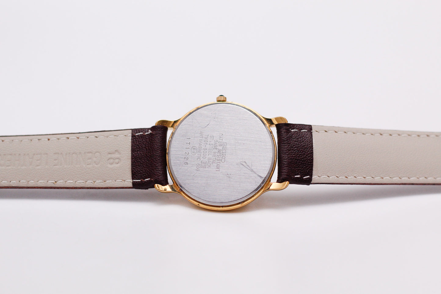 1991 Seiko Quartz Golden Snowflake Dial Men's Wrist-Watch