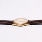 [Serviced] 1980s Hamilton Quartz Light Golden Dial Men's Wrist-Watch