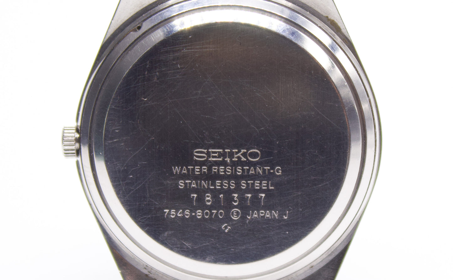 [Serviced] 1977 Seiko Type II Straight Grain Silver Dial Men's Wrist-Watch