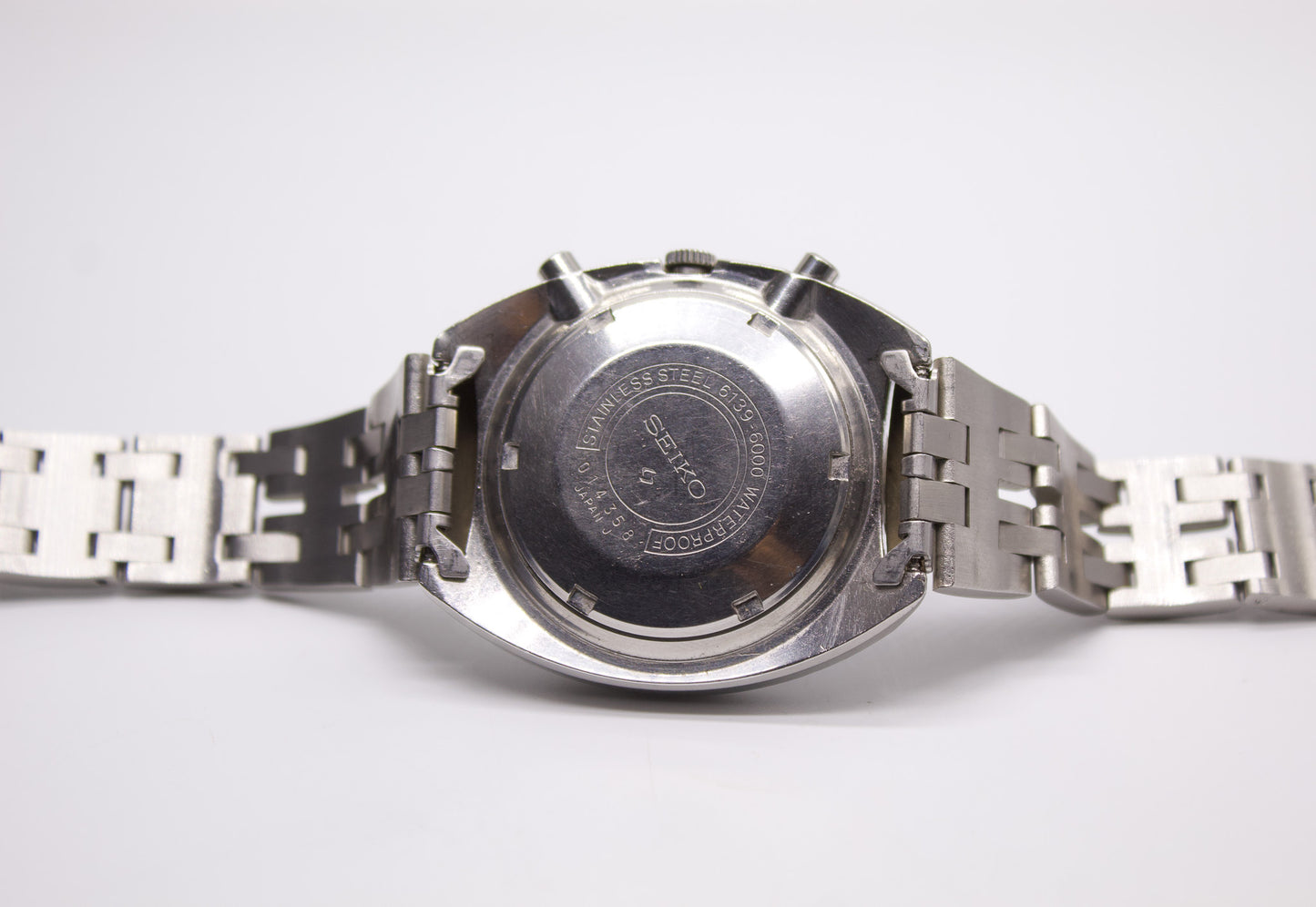 [Serviced] 1970 JDM Seiko Speedtimer Automatic Chronograph Deep Blue Dial Men's Wrist Watch