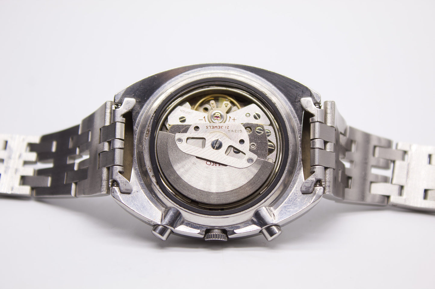 [Serviced] 1970 JDM Seiko Speedtimer Automatic Chronograph Deep Blue Dial Men's Wrist Watch