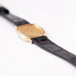 [Mint] 1977 Seiko Quartz Octagon Straight Grain Golden Dial Men's Wrist-Watch