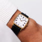 1989 Seiko Quartz Dolce Stark White Roman Dial Men's Wrist-Watch