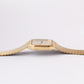 1986 Pulsar Ana-Digi Straight Grain Golden Dial Men's Wrist-Watch W/Box
