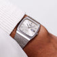 1989 Seiko Majesta Quartz Silver Sunburst Dial Men's Wrist-Watch
