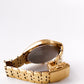 2012 Seiko Quartz Golden Sunburst Dial Men's Wrist-Watch