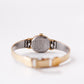 1984 Pulsar Quartz Straight Grain Golden Dial Ladies' Wrist-Watch