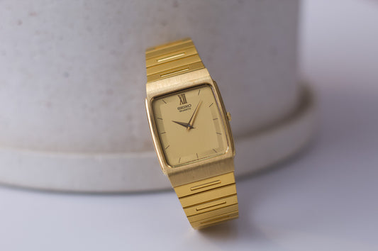 1997 Seiko Quartz Golden Tank Men's Wrist-Watch