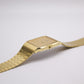 1987 Seiko 'Tank' Gold Toned Men's Wrist-Watch