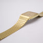 1987 Seiko 'Tank' Gold Toned Men's Wrist-Watch