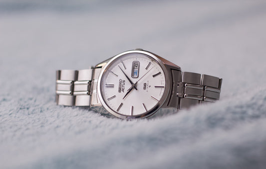 [Serviced] 1976 Seiko Actus SS Silver Sunburst Dial Men's Automatic Wrist-Watch