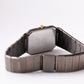 [Near Mint] 1983 Seiko 'Baby Santos Tank' Two Tone Deep Gray Dial Men's Wrist-Watch