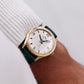 [Serviced] 1970s Waltham Mechanical Straight Grain Silver Dial Men's Wrist-Watch