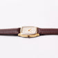 1990s Cyma Quartz Bi-Textured Light Golden Dial Ladies Wrist-Watch